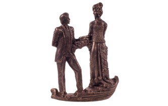 Шоколадная фигура «Пара в лодке»